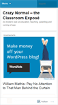 Mobile Screenshot of crazynormaltheclassroomexpose.com