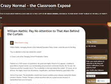 Tablet Screenshot of crazynormaltheclassroomexpose.com